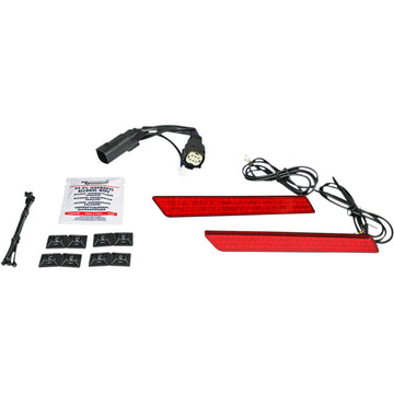 Custom Dynamics Saddlebag Light - Red Lens CD-LATCH-DC-R