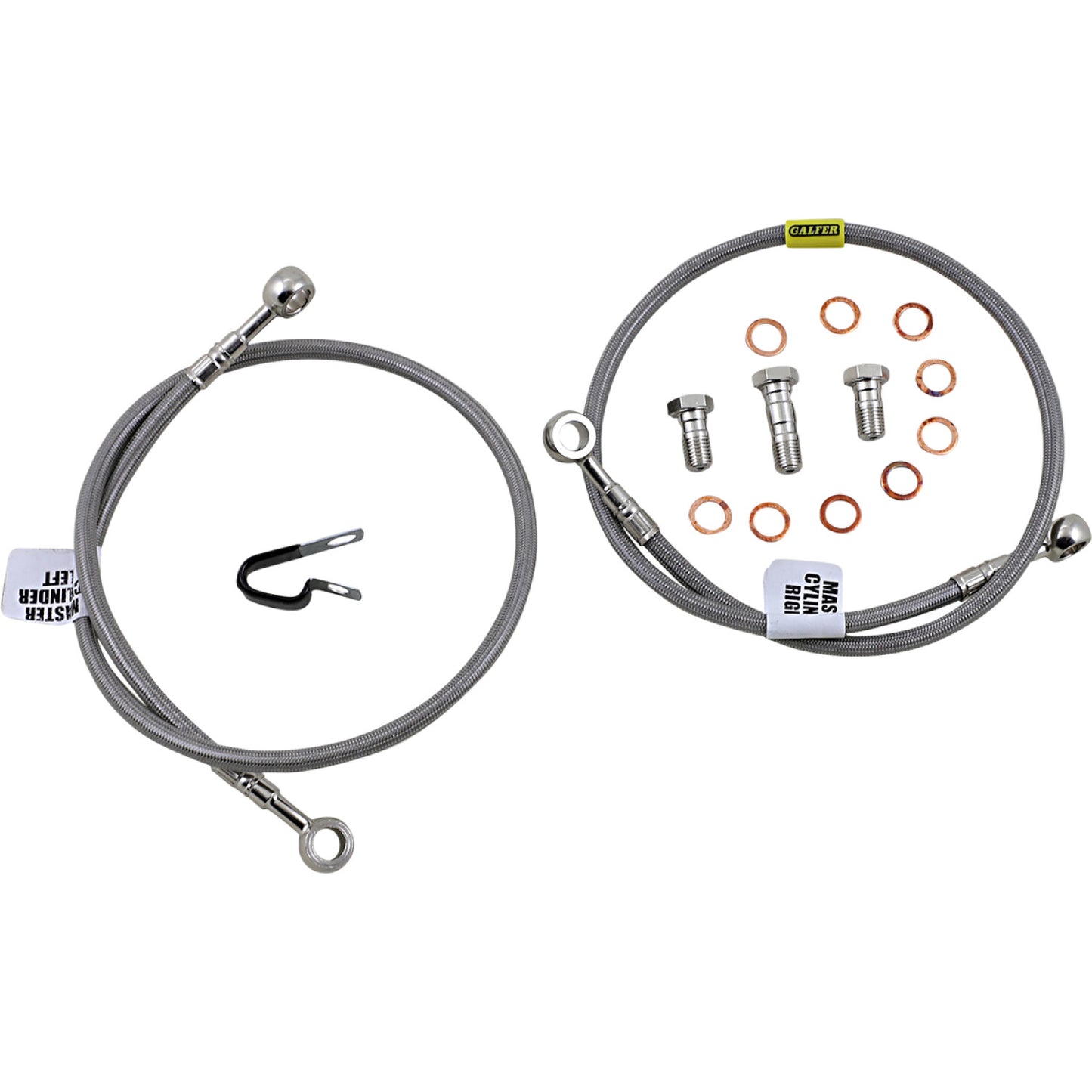 Galfer Brake Line - Stainless Steel FK003D223-2 | Brake Lines Hoses Stainless Steel