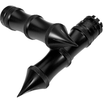 ACCUTRONIX Custom Grips - Tribal - Cable - Black GR100-LB