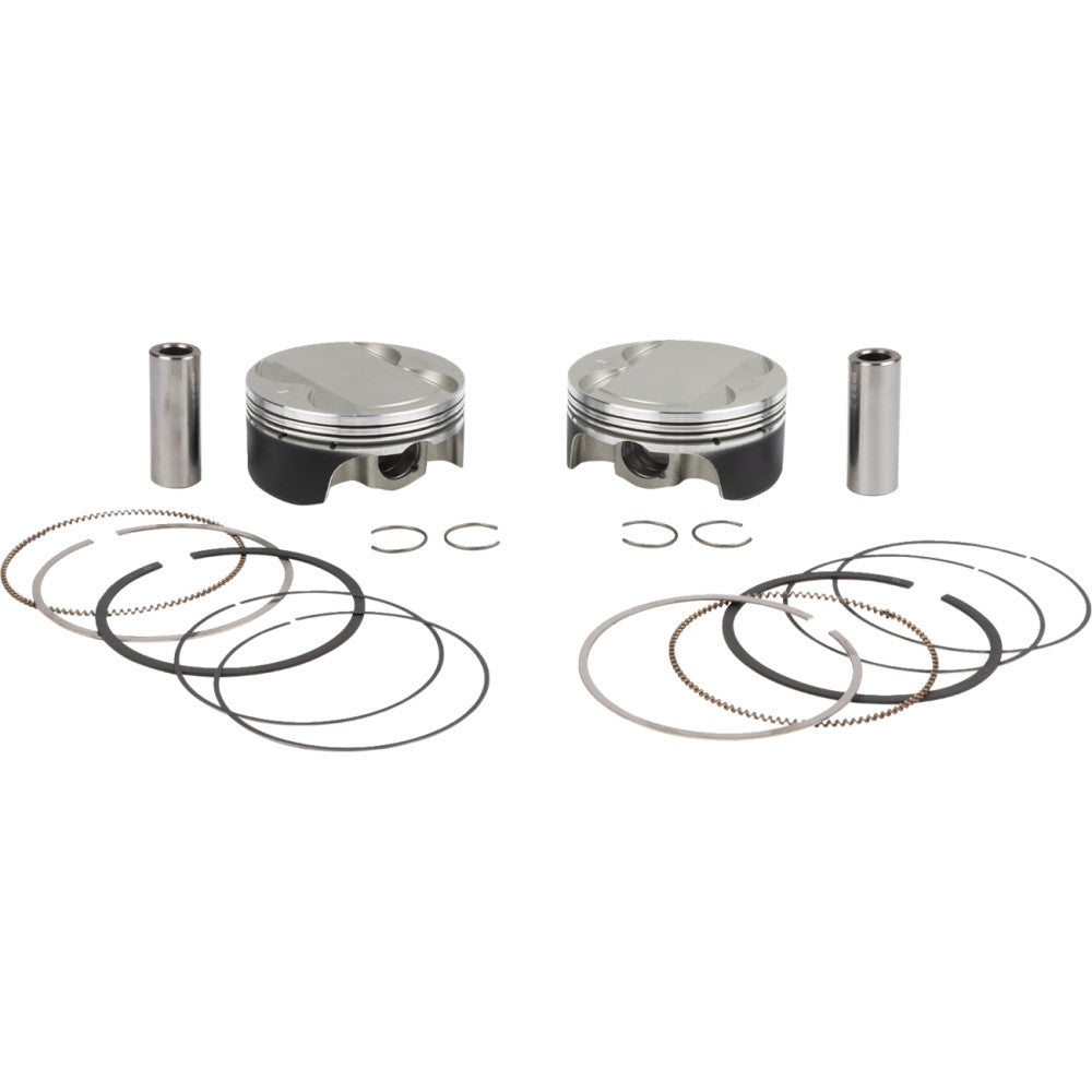 WOSSNER Piston Kit - 4.500" Stroke - 114 CID - M8 CVO K4082D200-2