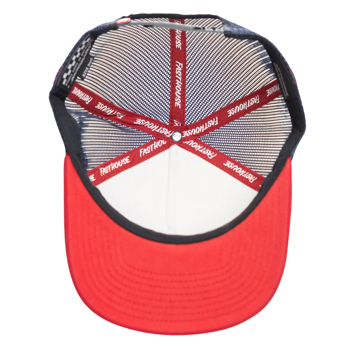 Fasthouse ARChie Hat - Off-White / Red