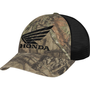 Honda Apparel Honda Hat - Mossy Oak Camo/Black NP21A-H3168 | Caps & Hats