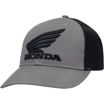Honda Apparel Honda Trucker Hat - Charcoal/Black NP21A-H1827 | Caps & Hats