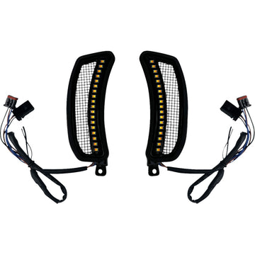 Custom Dynamics Fairing Vent Light - Amber/White CD-LRST-VENT-B