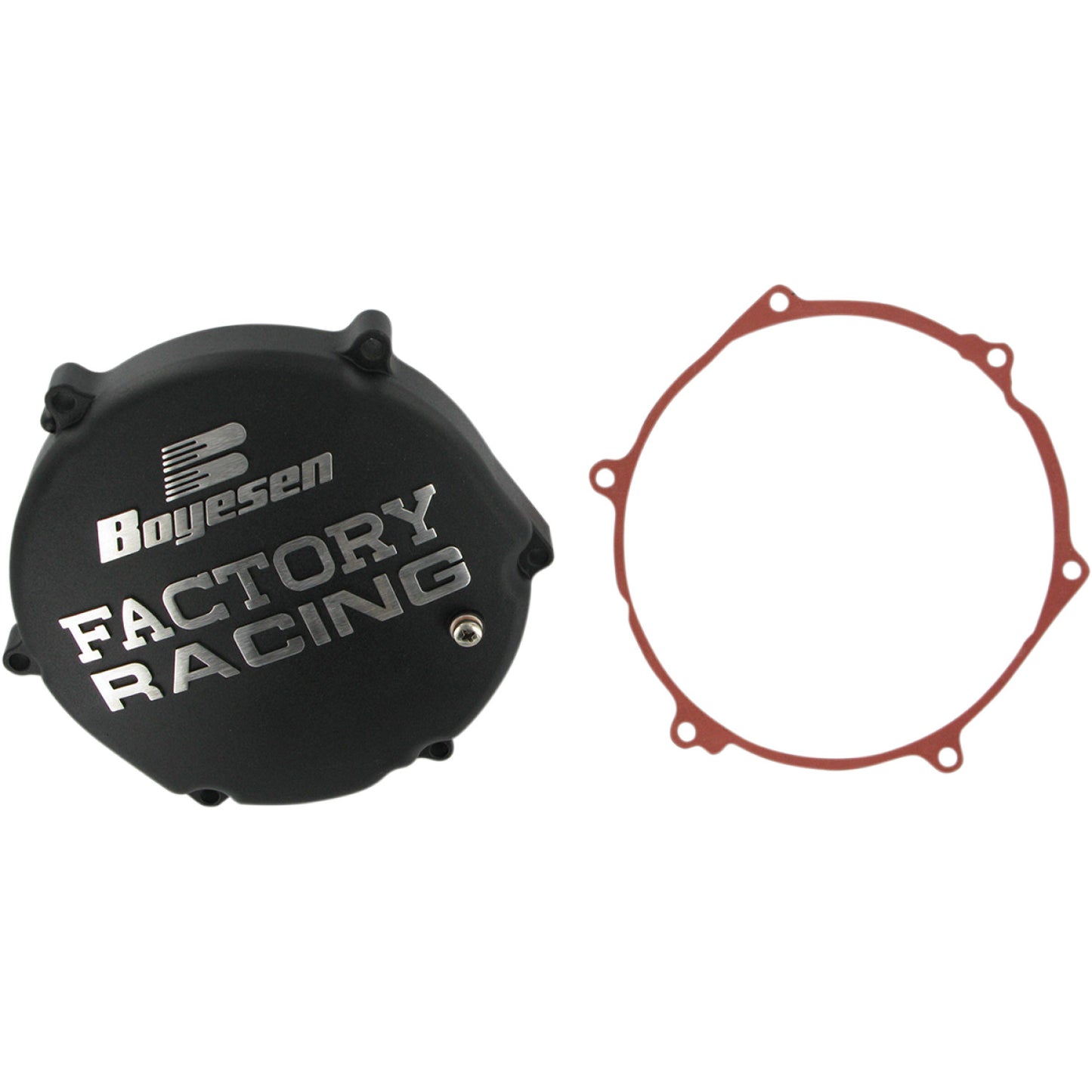 BOYESEN Clutch Cover - Black - Kawasaki CC-12AB