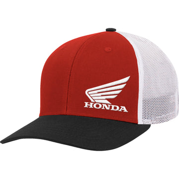 Honda Apparel Honda Wing Hat - Red/Black/White NP21A-H3162 | Caps & Hats