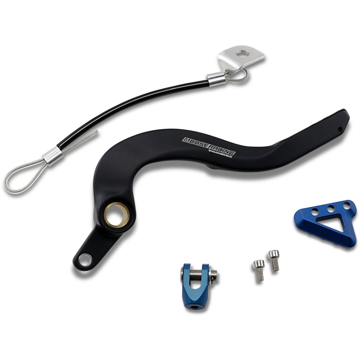 Moose Racing Brake Pedal - Blue - Yamaha 82-0222-21-22