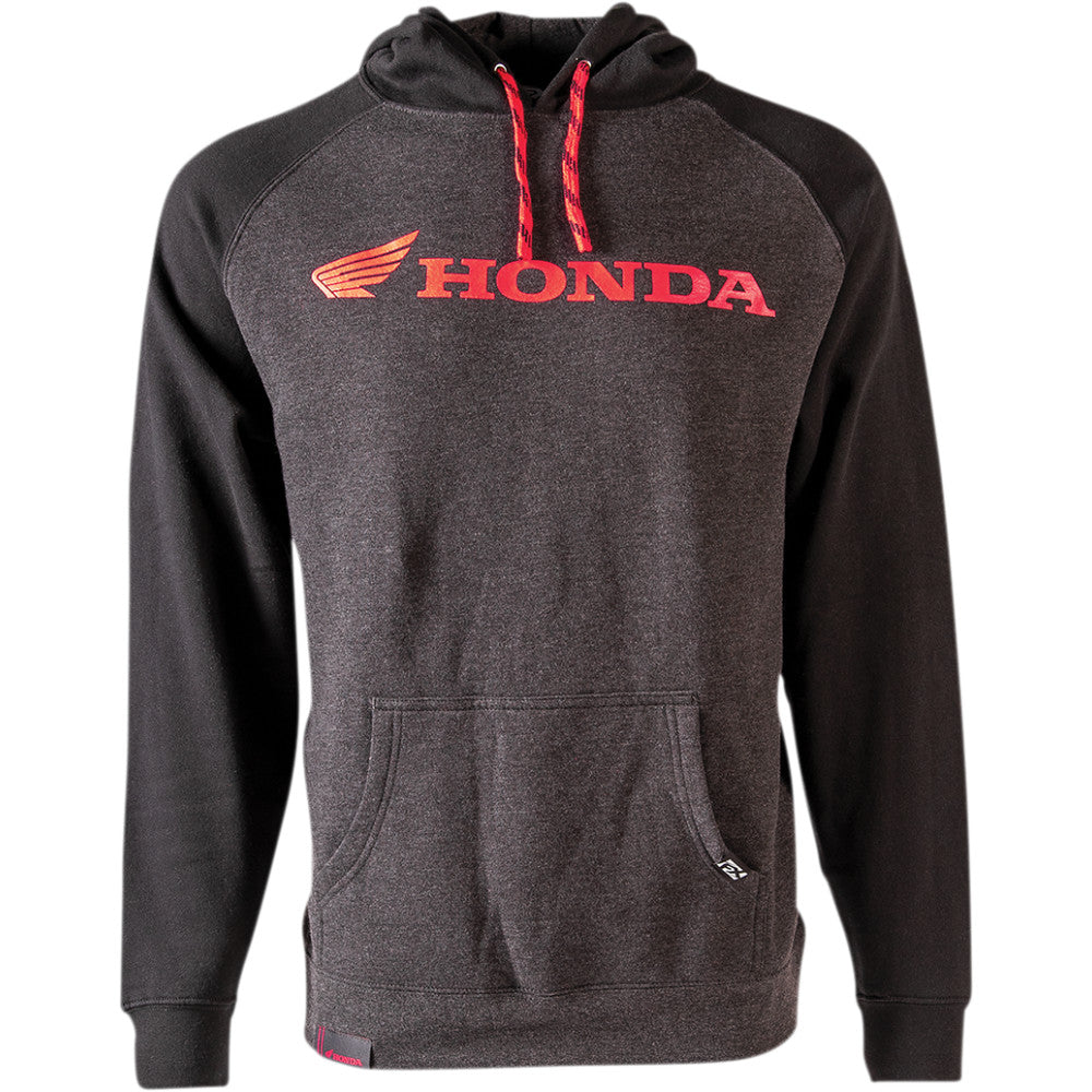 FACTORY EFFEX Honda Landscape Pullover Hoodie - Charcoal/Black - Large 24-88304