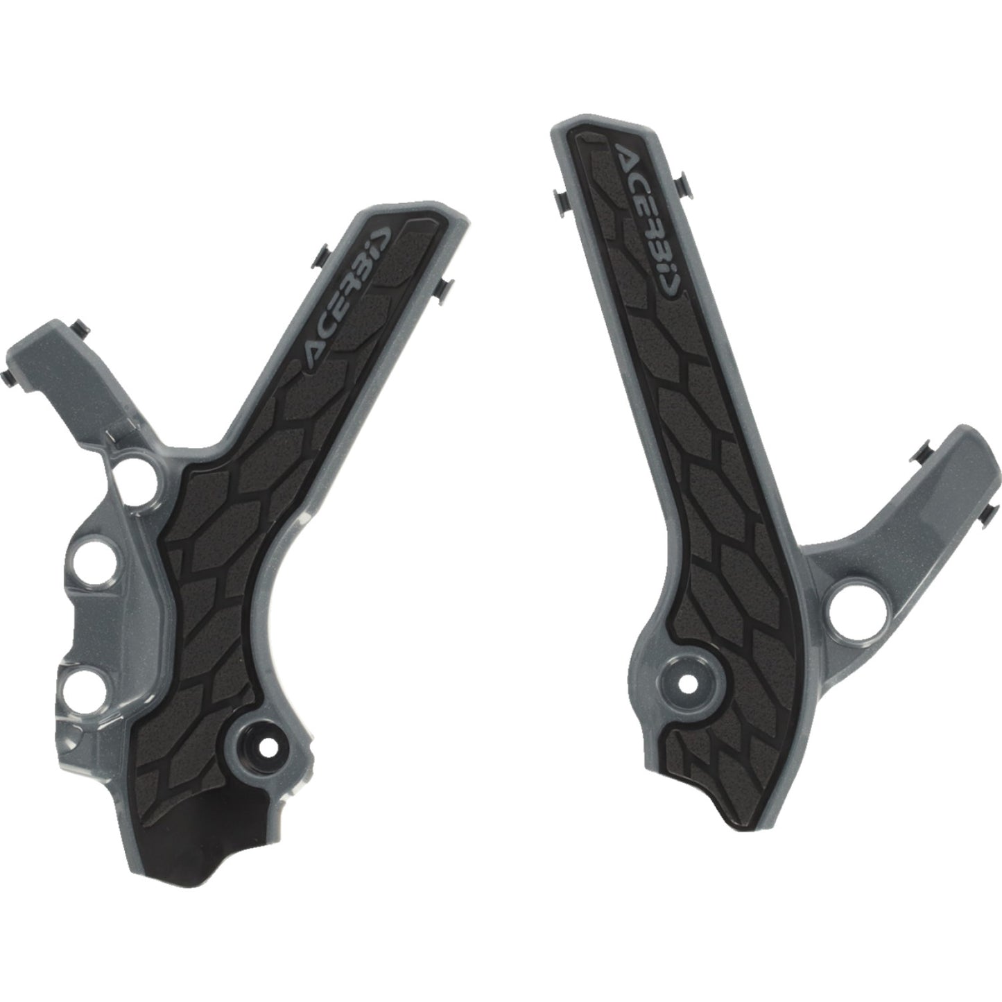 Acerbis X-Grip Frame Guards - Gray/Black - DR-Z 400S/E/SM 2983341019