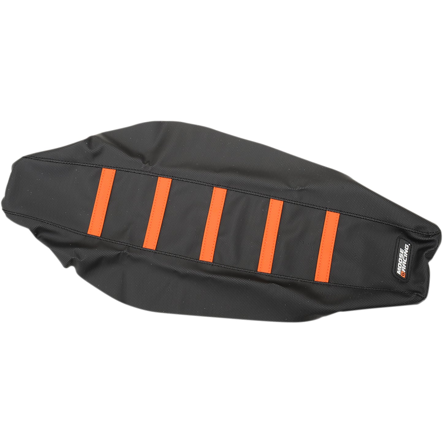 Moose Racing Ribbed Seat Cover - Black Cover/Orange Ribs - KTM KTM8518-336