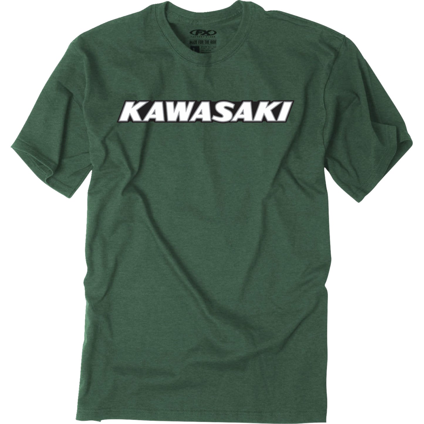 FACTORY EFFEX Kawasaki Vintage T-Shirt - Forest Green - Large 28-87124