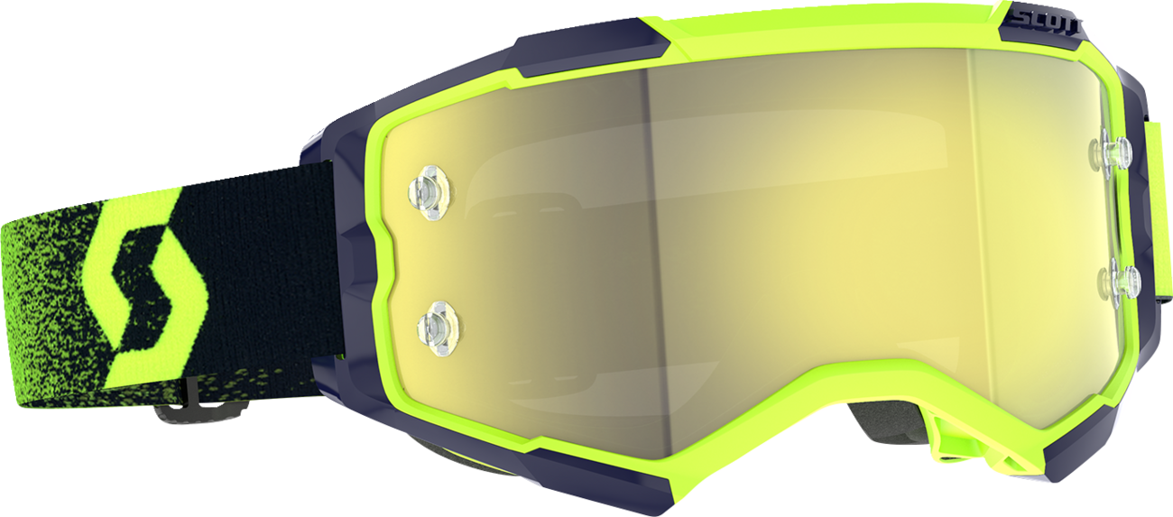 Scott Fury Goggle - Neon Green/Neon Yellow - Yellow Chrome Works Lens 272828-5727289
