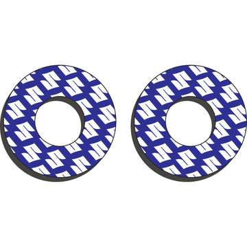 FACTORY EFFEX Grip Donuts - Suzuki Blue/White 22-67400