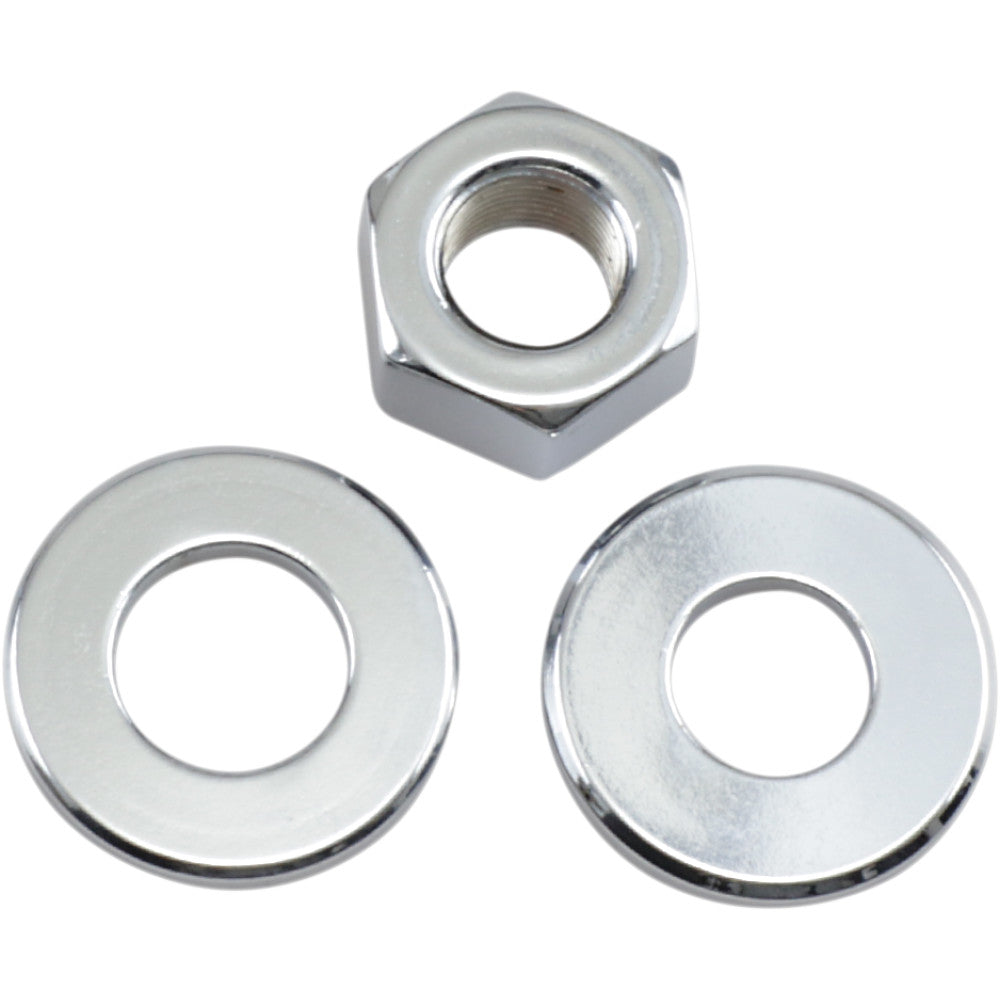Colony Axle Nut with Washers - Rear - '73-'84 Harley-Davidson 8715-4