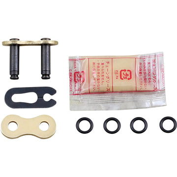 DID 520 VO - Gold & Black - Clip Connecting Link FJ520VOG | Drive Chain Links & Parts