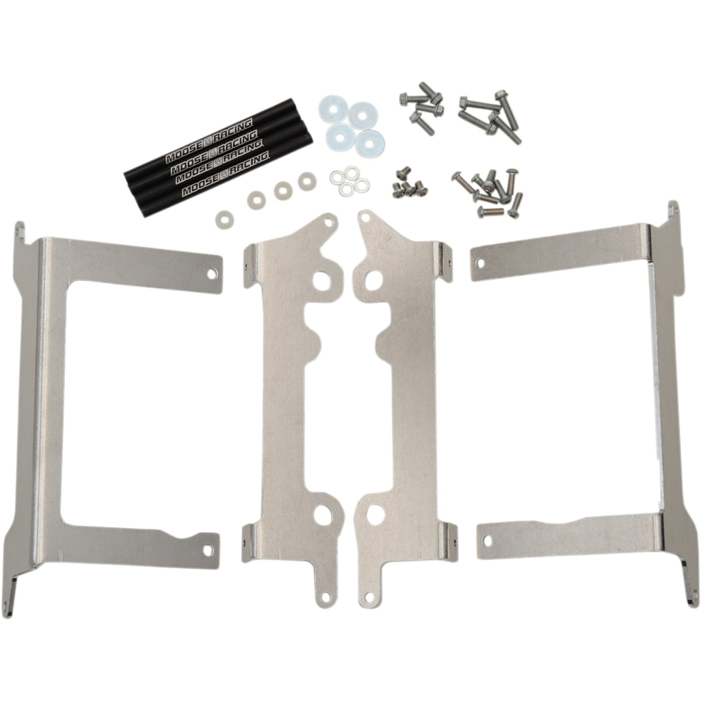 Moose Racing Radiator Braces - Silver - Beta 11-402