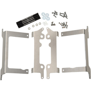 Moose Racing Radiator Braces - Silver - Beta 11-402