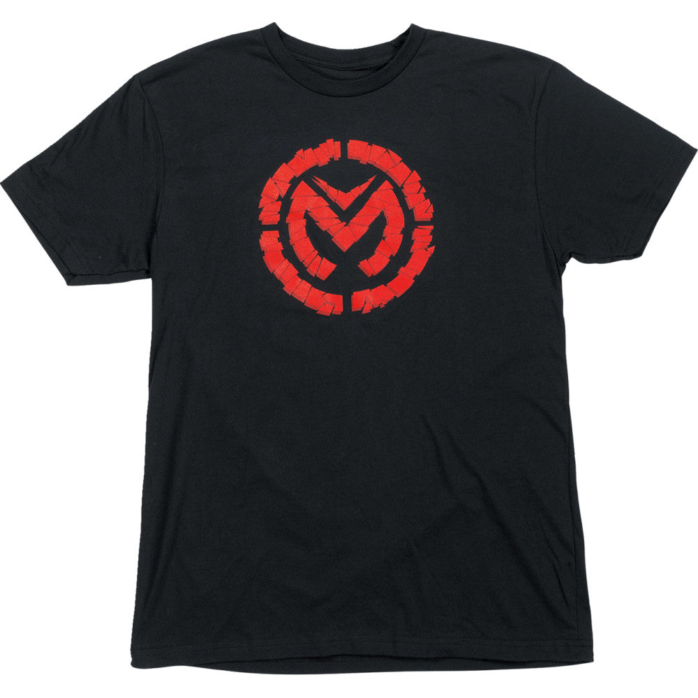 Moose Offroad Fractured T-Shirt - Black/Red - Small 3030-22758