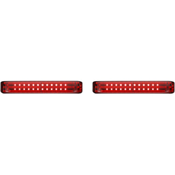 Custom Dynamics Saddlebag Lights - SS6 - Black/Red PB-SB-SS6-BR