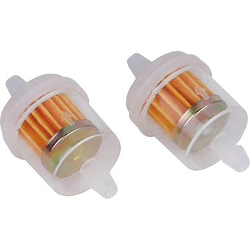 Helix Fuel Filter - Clear with White Top - 1/4" 118-9312 | Fuel Filters