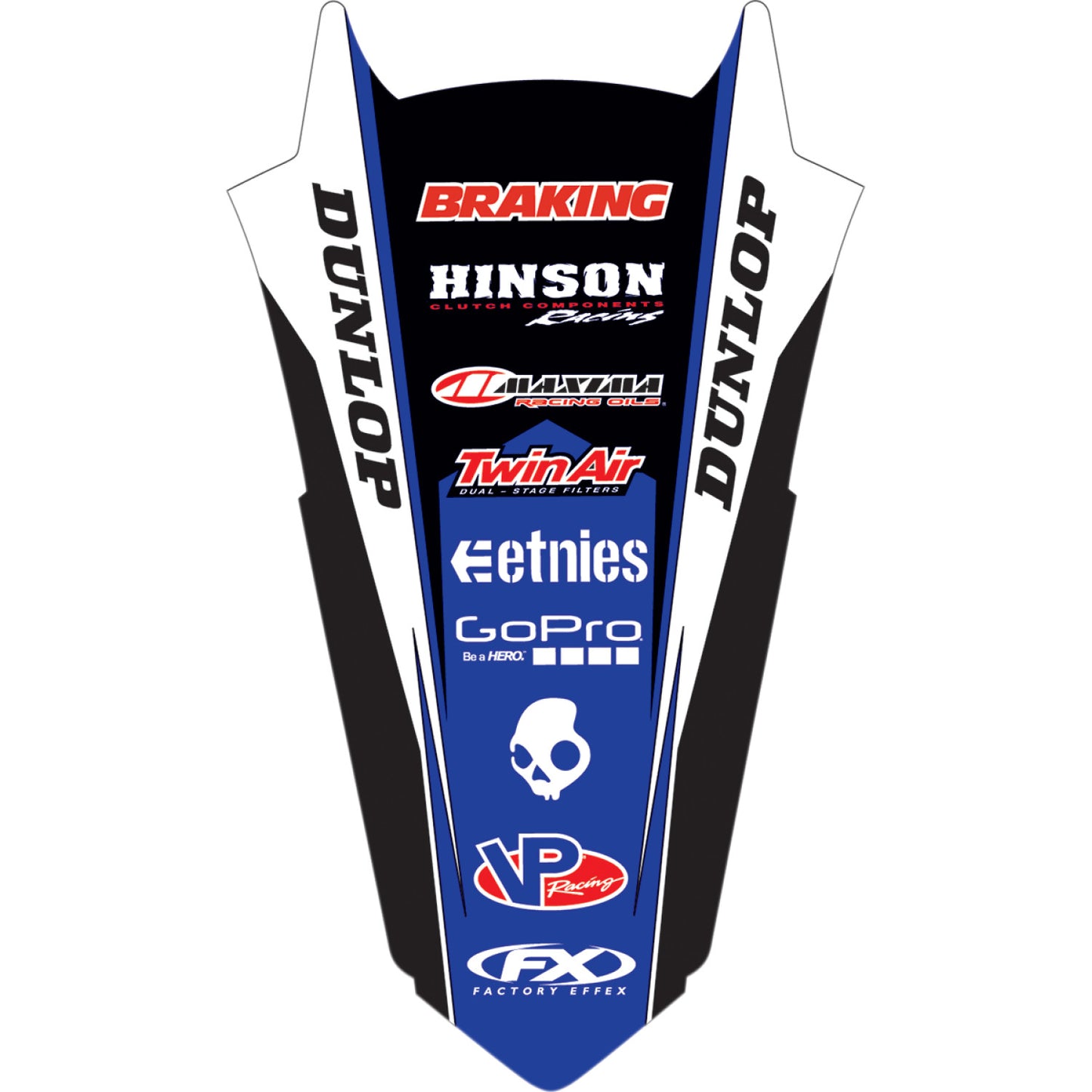 FACTORY EFFEX Rear Fender Graphic - YZ 250F/450F 17-32222