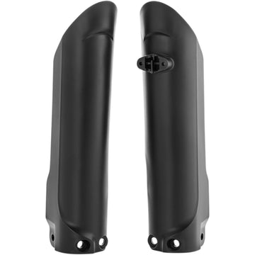 Acerbis Lower Fork Covers for Inverted Forks - Black 2686000001
