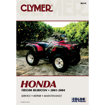 CLYMER Manual - Honda - TRX500 Rubicon CM210