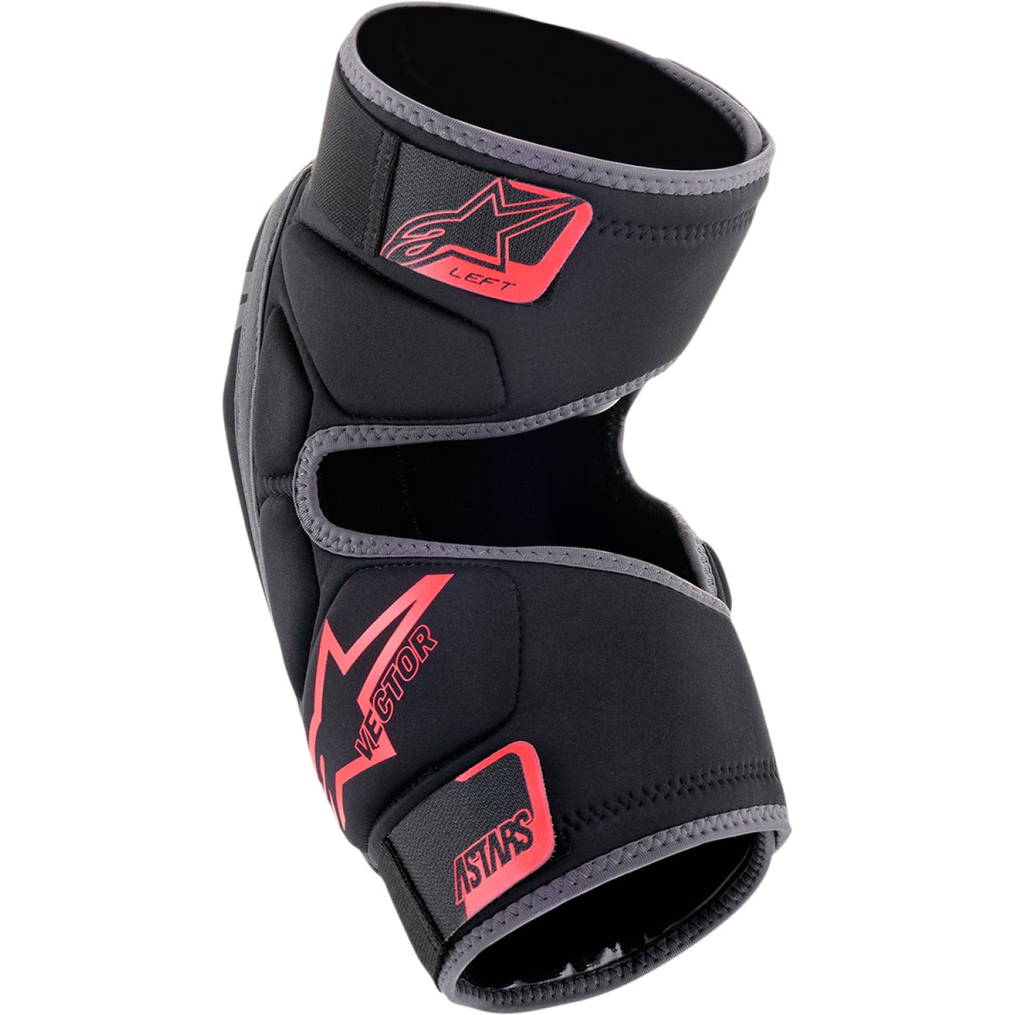 ALPINESTARS Vector Knee Guards - Black/Anthracite/Red - L/XL 1650621-1036L/X