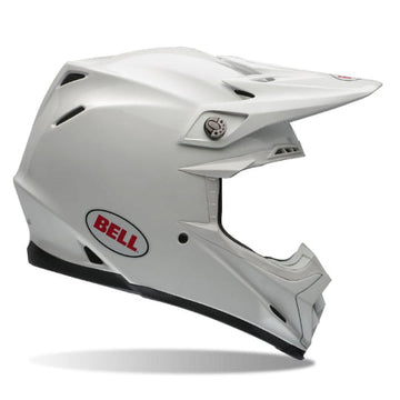 Bell Moto-9 Flex Carbon Solid White - XLarge