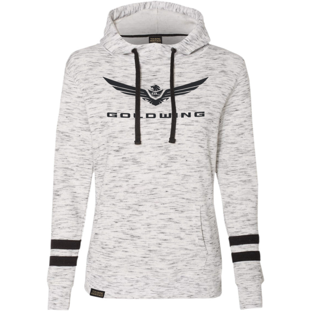 FACTORY EFFEX Women's Goldwing Bold Pullover Hoodie - White/Black - Medium 25-88822