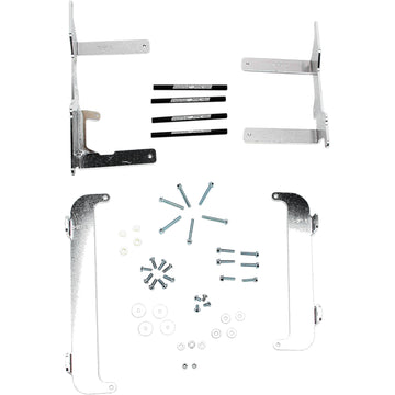 Moose Racing Radiator Braces - Silver - Yamaha 11-157
