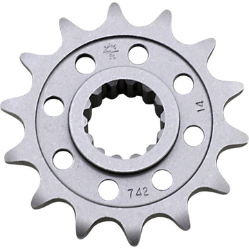JT SPROCKETS Countershaft Sprocket - 14 Tooth JTF742.14 by JT Countershaft Sprockets Steel