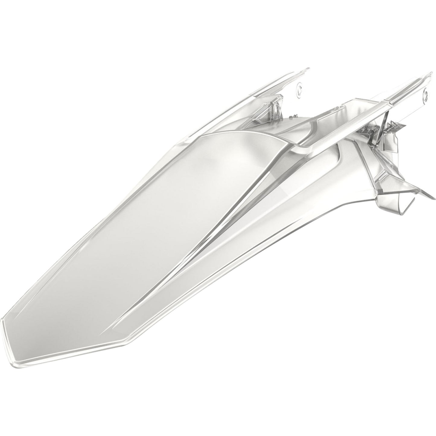 POLISPORT Fender - Rear - Clear - SX/SX-F | XC/XC-F 8595500004 by Polisport