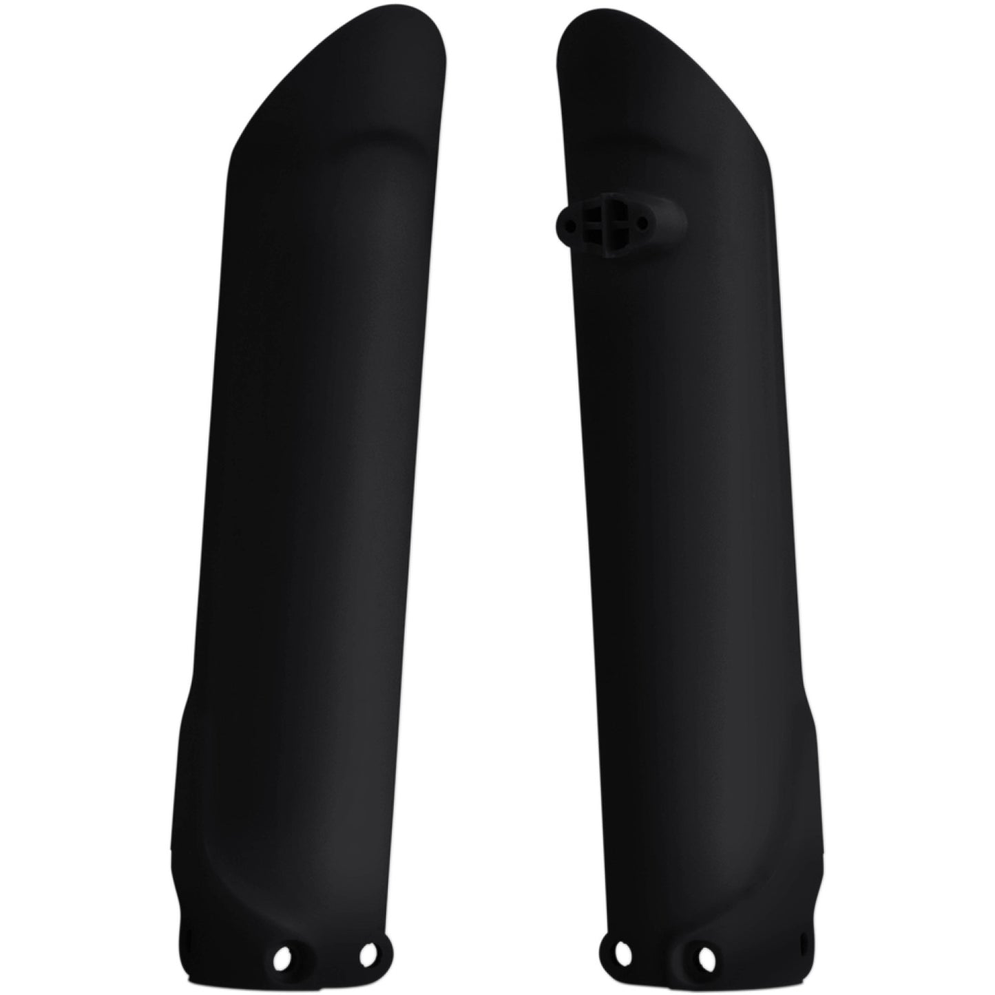 Acerbis Lower Fork Covers for Inverted Forks - Black 2401260001