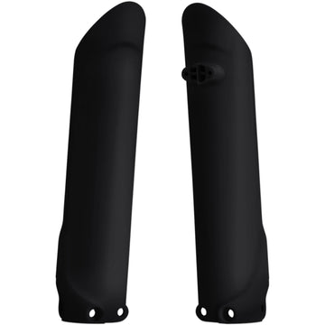 Acerbis Lower Fork Covers for Inverted Forks - Black 2401260001