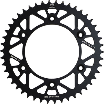 JT SPROCKETS Rear Sprocket - Black - 46 Tooth JTA210.46BLK by JT Rear Sprockets Aluminum/Alloy