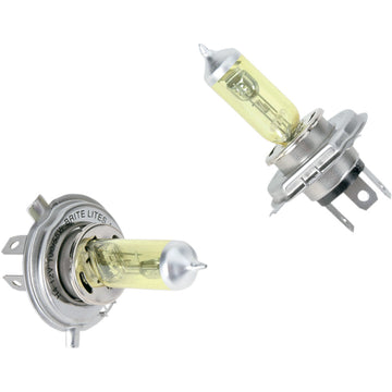 BRITE-LITES Bulb - P43T Yellow - 55/100 W - Pair BL-43Y1002