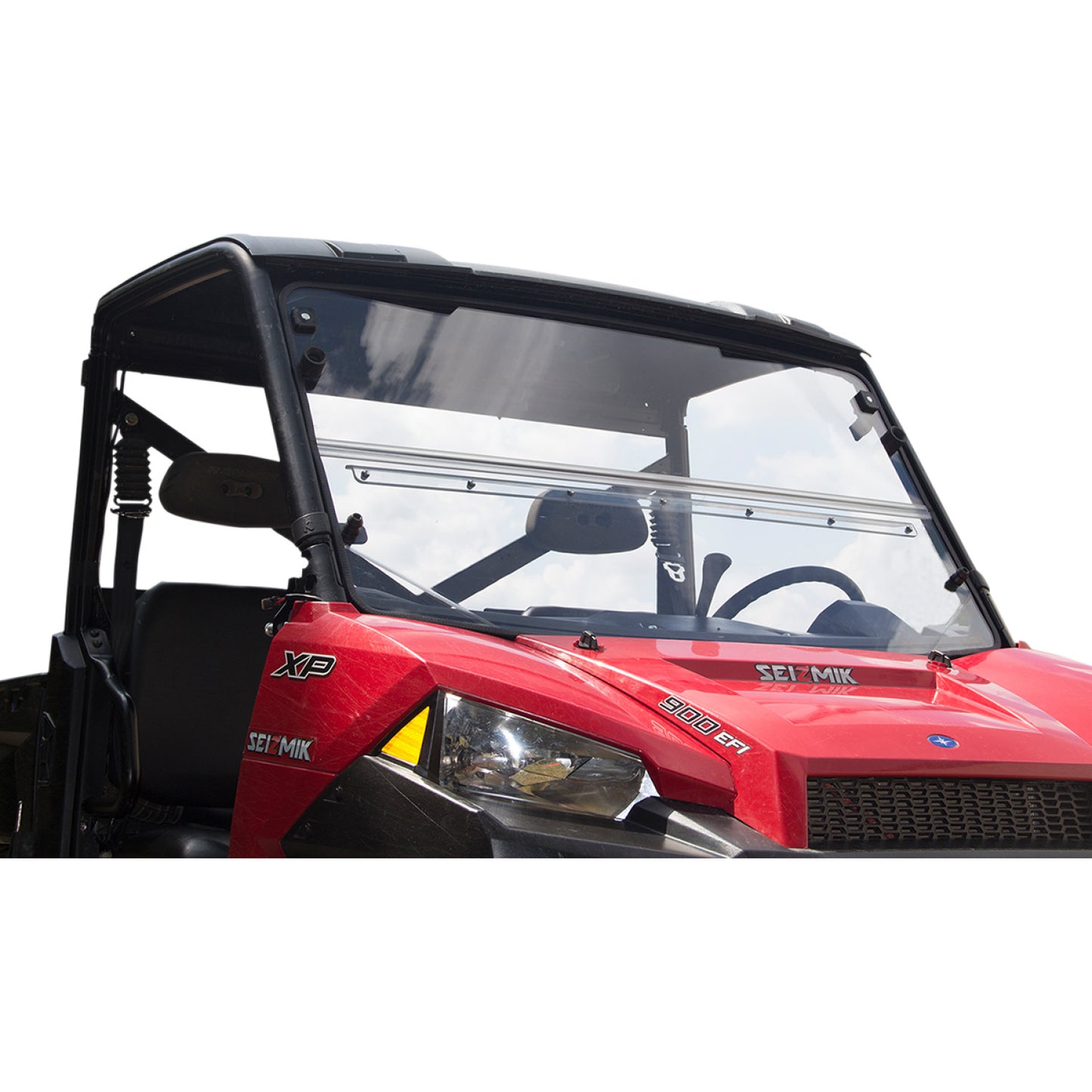 SEIZMIK Folding Windshield - Polycarbonate - Ranger 50-24001KIT