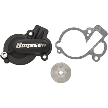 BOYESEN Impeller/Waterpump Cover - Black - Gas Gas/Husqvarna/KTM WPK-45AB