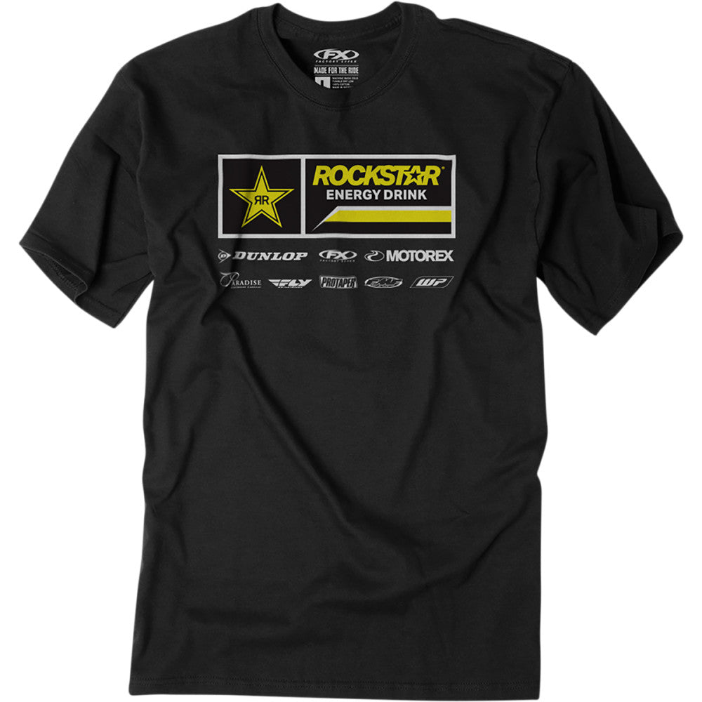 FACTORY EFFEX Rockstar 21 Racewear T-Shirt - Black - Medium 24-87622
