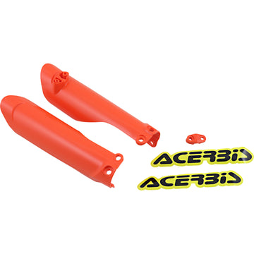 Acerbis Lower Fork Covers for Inverted Forks - '16 Orange 2791515226