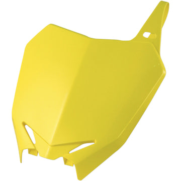 Acerbis Front Number Plate - '02 RM Yellow 2042340231