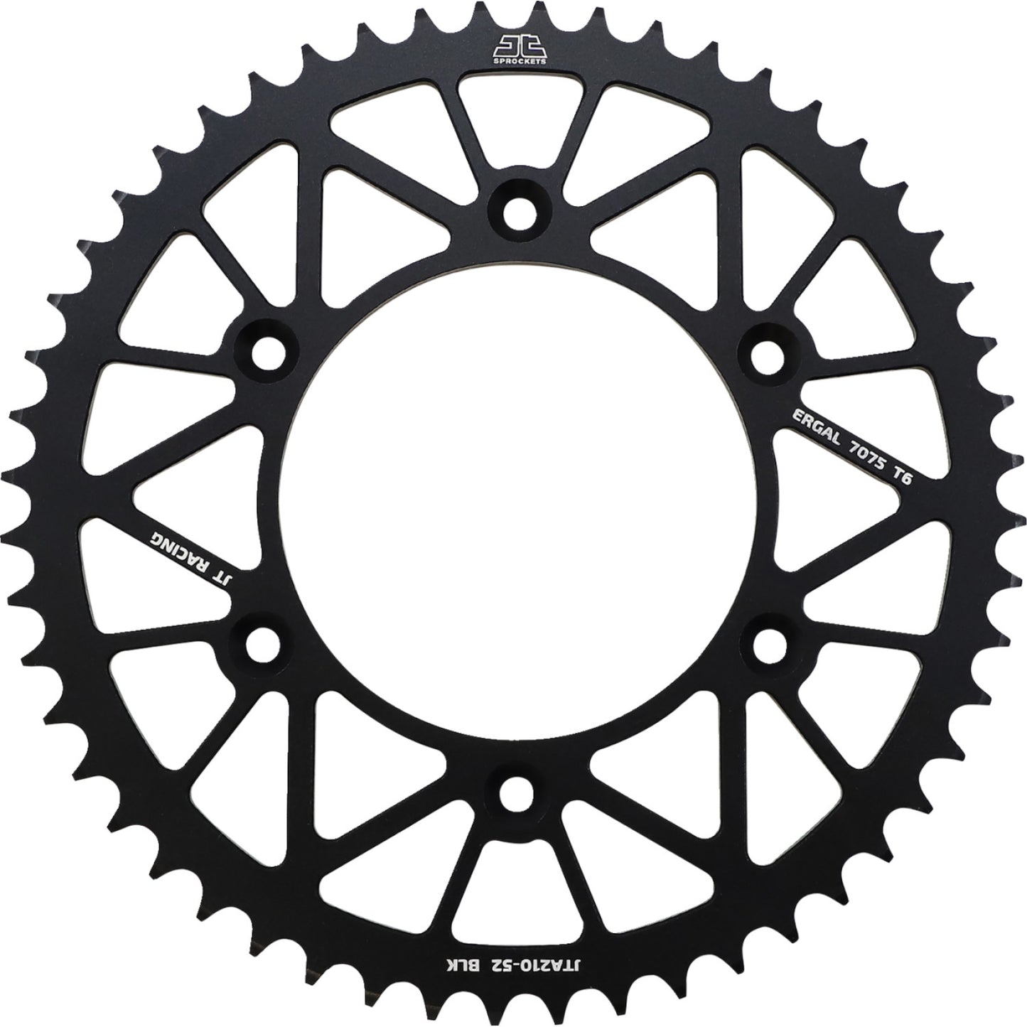 JT SPROCKETS Rear Sprocket - Beta/Honda - Black - 52 Tooth JTA210.52BLK by JT Rear Sprockets Aluminum/Alloy
