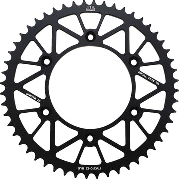 JT SPROCKETS Rear Sprocket - Beta/Honda - Black - 52 Tooth JTA210.52BLK by JT Rear Sprockets Aluminum/Alloy