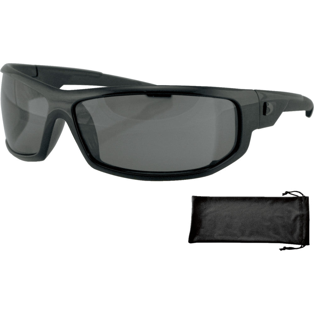 BOBSTER AXL Sunglasses - Gloss Black - Smoke Lens EAXL001