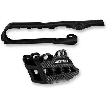 Acerbis Chain Guide 2.0 and Slider Kit - Suzuki RMZ250/RMZ450 - Black 2449460001