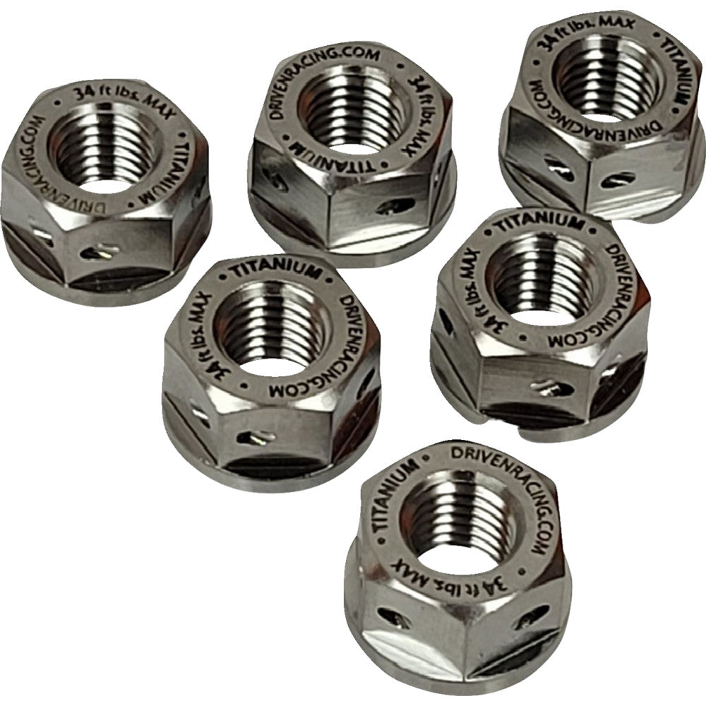 DRIVEN RACING Sprocket Nuts - Titanium DSN-TN