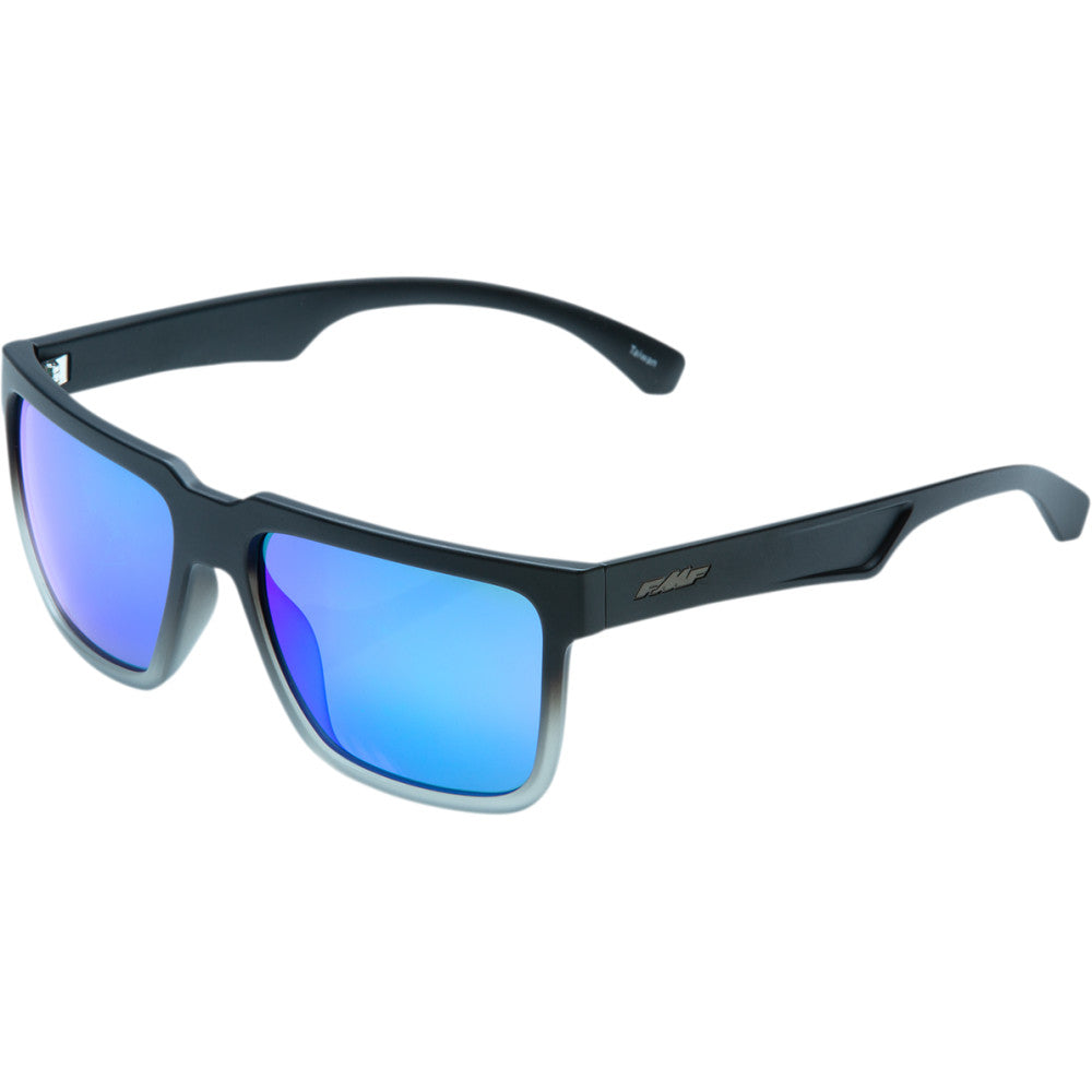 FMF The Don Sunglasses - Matte Black Fade - Blue Mirror Lens F-61506-250-01