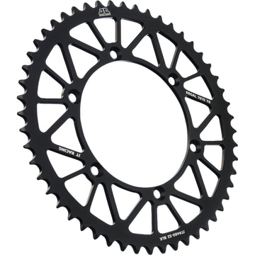 JT SPROCKETS Rear Sprocket - Black - 52 Tooth - Kawasaki JTA460.52BLK by JT Rear Sprockets Aluminum/Alloy