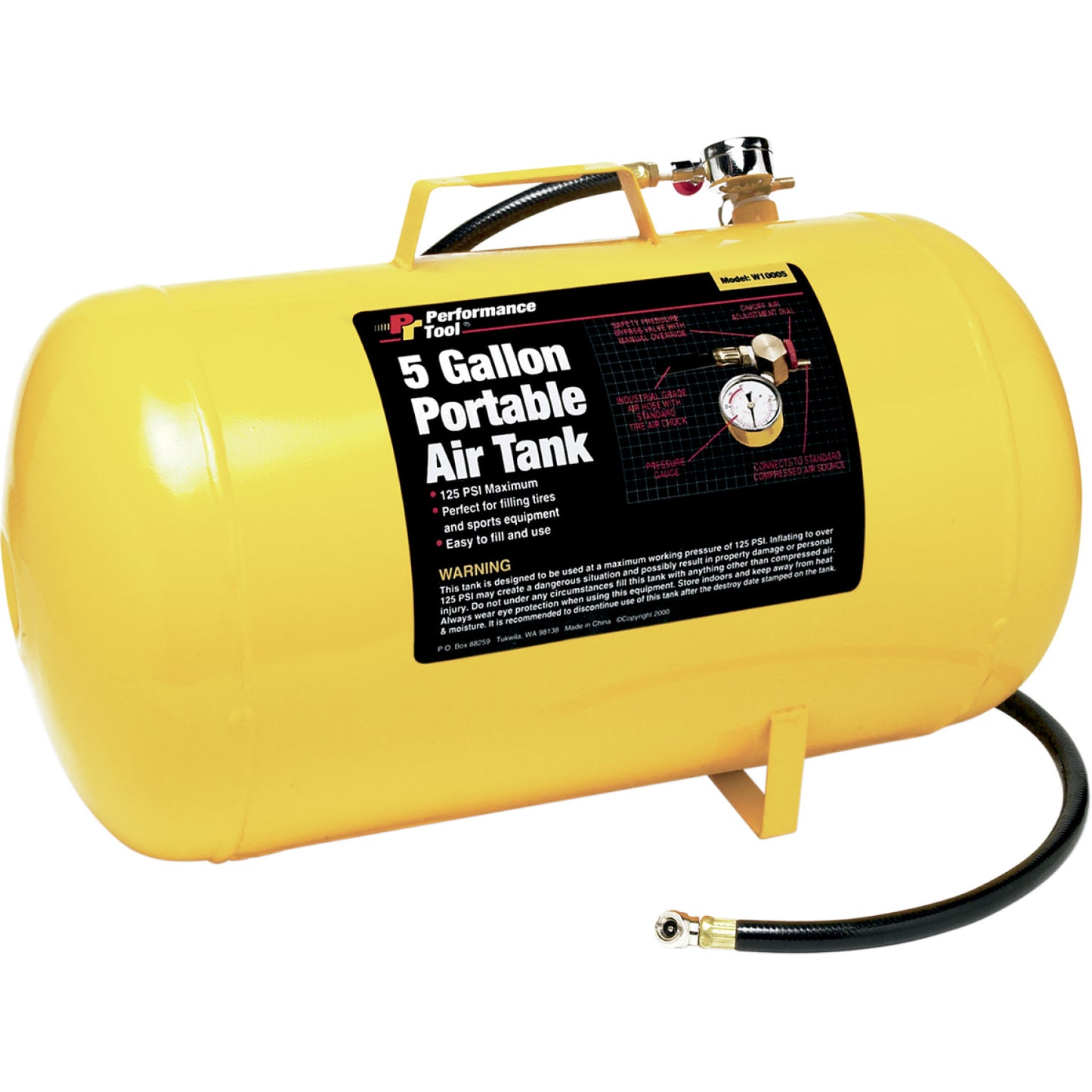 Performance Tool Air Tank Portable W10005